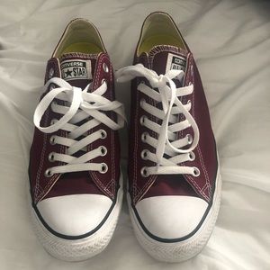 Maroon Converse